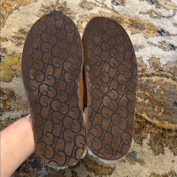 UGG Mens Scuff Suede Slippers in Chestnut, Size 12 main image 9